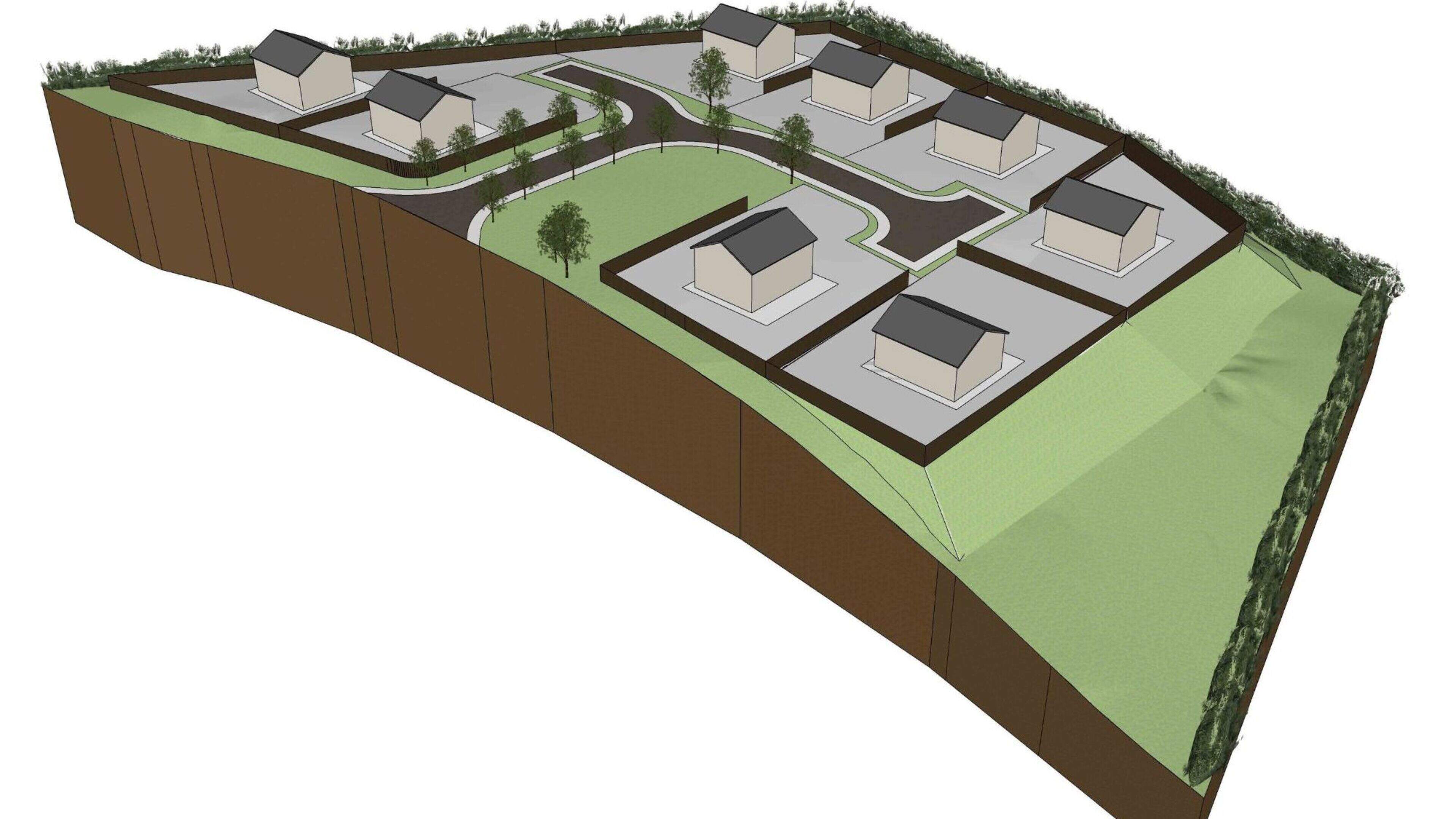 Eight private serviced homes planned for Clare village